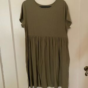 Wild Fable | Olive green babydoll dress